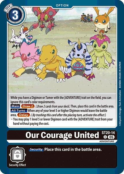 Image of Our Courage United [ST20-14] [Starter Deck: Protector of Light]