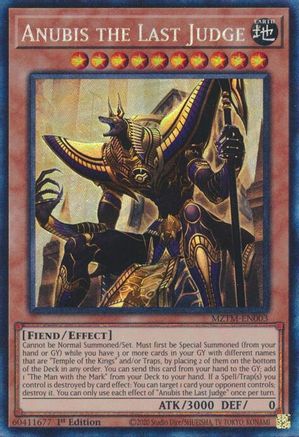 Image of Anubis the Last Judge (Collector's Rare) [MZTM-EN003] Collector's Rare
