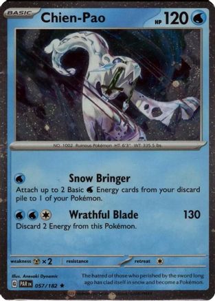 Image of Chien-Pao (057/182) (Cosmos Holo) [Scarlet & Violet: Paradox Rift]