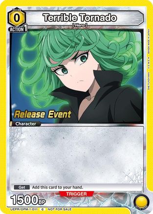 Image of Terrible Tornado (011) (UEPR/OPM-1-011) - UE06BT One Punch Man Release Event Cards