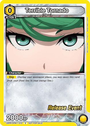 Image of Terrible Tornado (012) (UEPR/OPM-1-012) - UE06BT One Punch Man Release Event Cards
