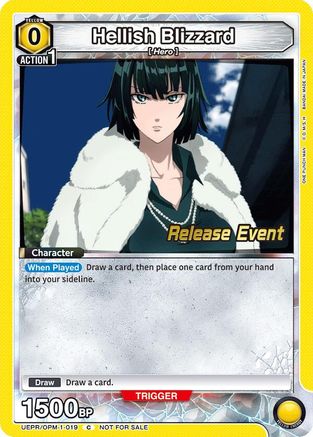 Image of Hellish Blizzard (019) (UEPR/OPM-1-019) - UE06BT One Punch Man Release Event Cards