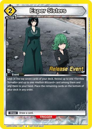 Image of Esper Sisters (UEPR/OPM-1-027) - UE06BT One Punch Man Release Event Cards