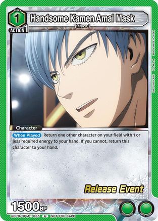 Image of Handsome Kamen Amai Mask (UEPR/OPM-1-035) - UE06BT One Punch Man Release Event Cards