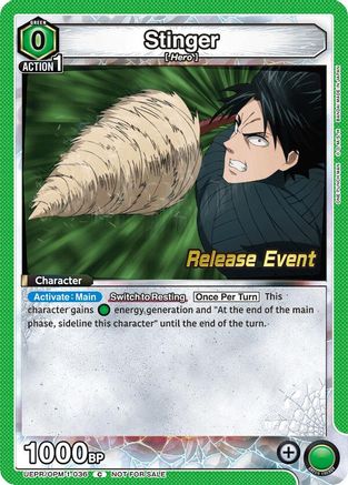 Image of Stinger (UEPR/OPM-1-036) - UE06BT One Punch Man Release Event Cards