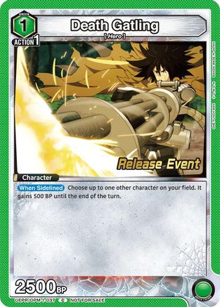 Image of Death Gatling (UEPR/OPM-1-037) - UE06BT One Punch Man Release Event Cards
