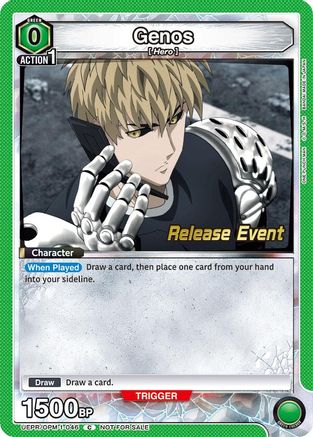 Image of Genos (046) (UEPR/OPM-1-046) - UE06BT One Punch Man Release Event Cards