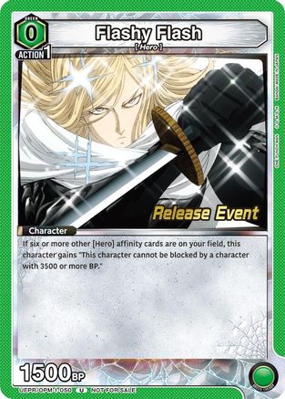 Image of Flashy Flash (UEPR/OPM-1-050) - UE06BT One Punch Man Release Event Cards