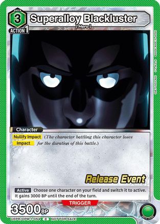 Image of Superalloy Blackluster (UEPR/OPM-1-054) - UE06BT One Punch Man Release Event Cards