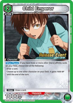 Image of Child Emperor (UEPR/OPM-1-055) - UE06BT One Punch Man Release Event Cards