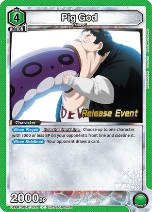 Image of Pig God (UEPR/OPM-1-057) - UE06BT One Punch Man Release Event Cards