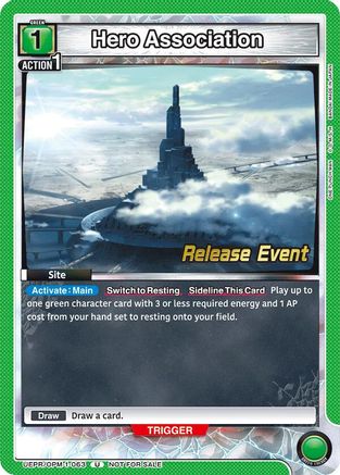 Image of Hero Association (UEPR/OPM-1-063) - UE06BT One Punch Man Release Event Cards