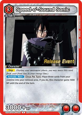 Image of Speed-o'-Sound Sonic (069) (UEPR/OPM-1-069) - UE06BT One Punch Man Release Event Cards