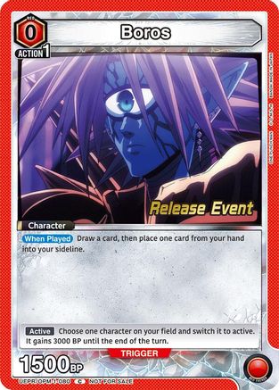 Image of Boros (080) (UEPR/OPM-1-080) - UE06BT One Punch Man Release Event Cards