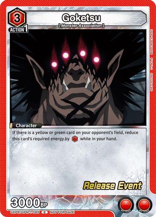 Image of Goketsu (UEPR/OPM-1-085) - UE06BT One Punch Man Release Event Cards