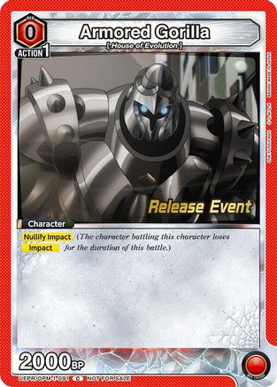 Image of Armored Gorilla (UEPR/OPM-1-091) - UE06BT One Punch Man Release Event Cards