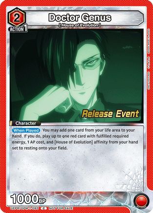 Image of Doctor Genus (UEPR/OPM-1-093) - UE06BT One Punch Man Release Event Cards