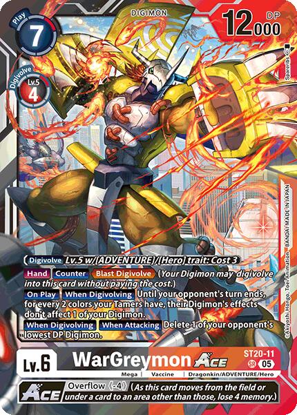 Image of WarGreymon ACE [ST20-11] [Starter Deck: Protector of Light]