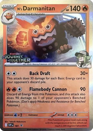 Image of N's Darmanitan (181) [Scarlet & Violet: Black Star Promos]