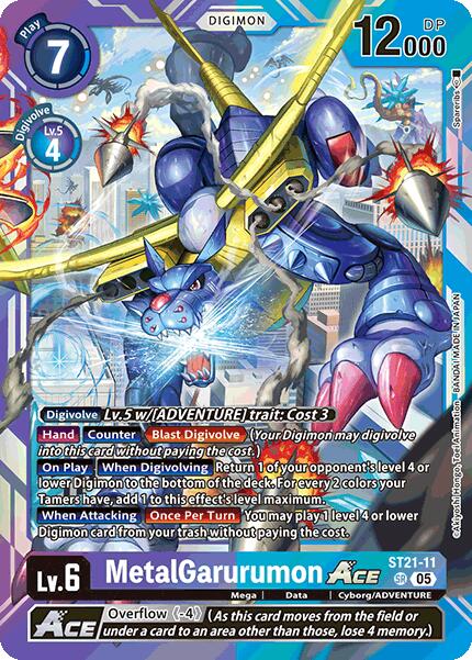 Image of MetalGarurumon ACE [ST21-11] [Starter Deck: Hero of Hope]