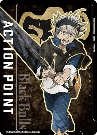 Image of Action Point Card (AP01) (Black Clover) (UEPR/BCV-AP01) - Union Arena Promotion Cards