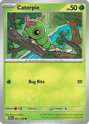 Image of Caterpie (001/159) [Scarlet & Violet: Journey Together]