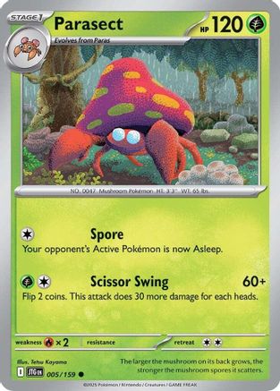 Image of Parasect (005/159) [Scarlet & Violet: Journey Together]