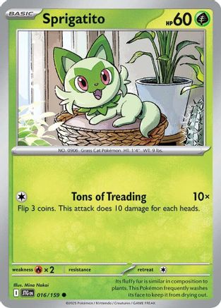 Image of Sprigatito (016/159) [Scarlet & Violet: Journey Together]