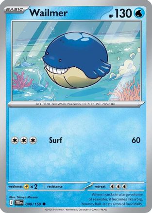 Image of Wailmer (040/159) [Scarlet & Violet: Journey Together]