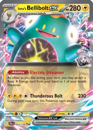 Image of Iono's Bellibolt ex (053/159) [Scarlet & Violet: Journey Together]