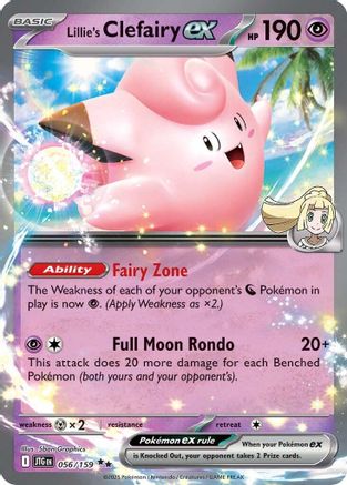 Image of Lillie's Clefairy ex (056/159) [Scarlet & Violet: Journey Together]