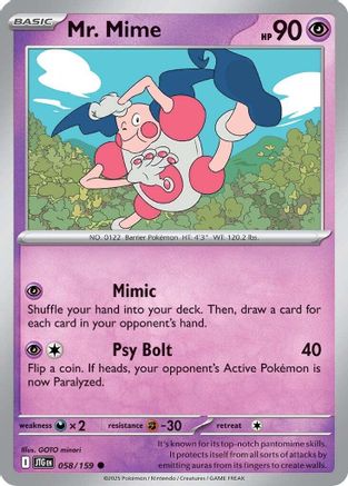 Image of Mr. Mime (058/159) [Scarlet & Violet: Journey Together]