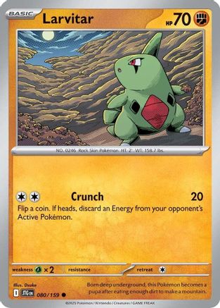 Image of Larvitar (080/159) [Scarlet & Violet: Journey Together]