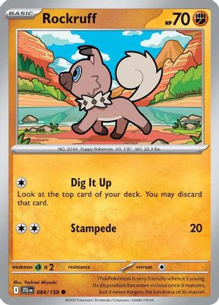 Image of Rockruff (084/159) [Scarlet & Violet: Journey Together]