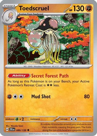 Image of Toedscruel (089/159) [Scarlet & Violet: Journey Together]