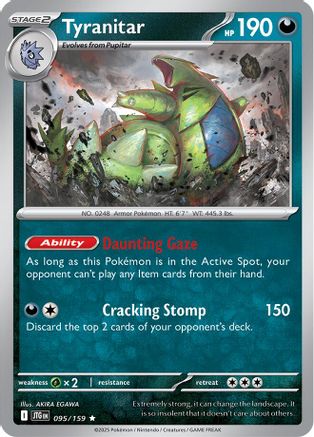 Image of Tyranitar (095/159) [Scarlet & Violet: Journey Together]