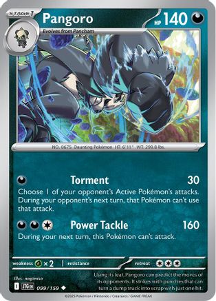 Image of Pangoro (099/159) [Scarlet & Violet: Journey Together]