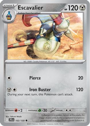 Image of Escavalier (102/159) [Scarlet & Violet: Journey Together]