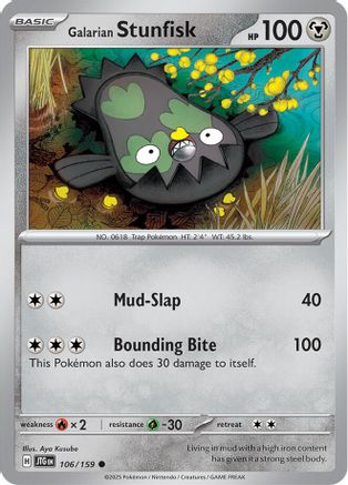 Image of Galarian Stunfisk (106/159) [Scarlet & Violet: Journey Together]