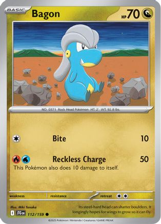 Image of Bagon (112/159) [Scarlet & Violet: Journey Together]