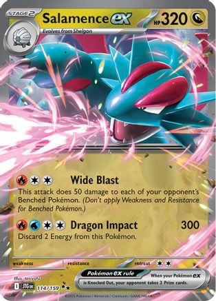 Image of Salamence ex (114/159) [Scarlet & Violet: Journey Together]