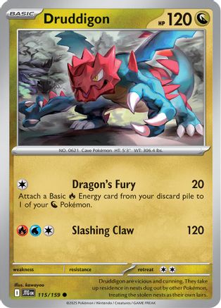 Image of Druddigon (115/159) [Scarlet & Violet: Journey Together]