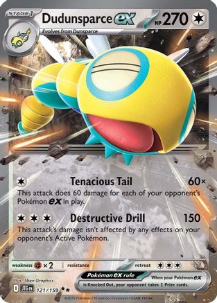 Image of Dudunsparce ex (121/159) [Scarlet & Violet: Journey Together]