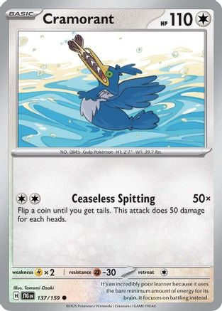 Image of Cramorant (137/159) [Scarlet & Violet: Journey Together]