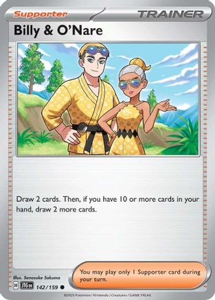 Image of Billy & O'Nare (142/159) [Scarlet & Violet: Journey Together]