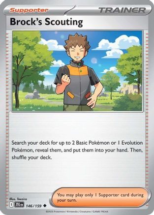 Image of Brock's Scouting (146/159) [Scarlet & Violet: Journey Together]