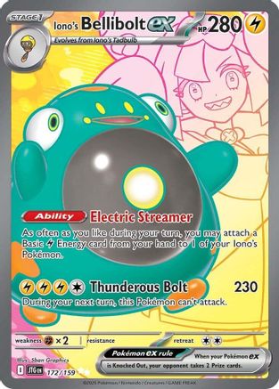 Image of Iono's Bellibolt ex (172/159) [Scarlet & Violet: Journey Together]