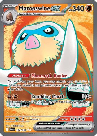 Image of Mamoswine ex (174/159) [Scarlet & Violet: Journey Together]