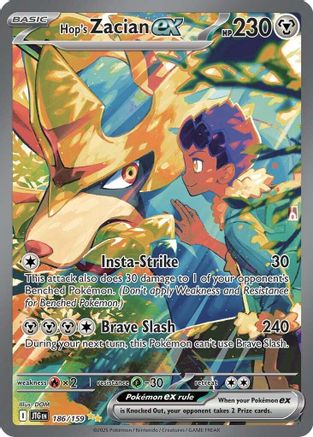 Image of Hop's Zacian ex (186/159) [Scarlet & Violet: Journey Together]