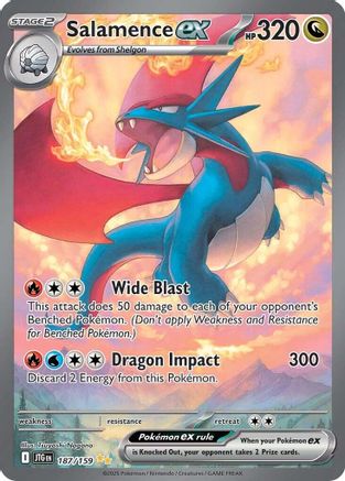 Image of Salamence ex (187/159) [Scarlet & Violet: Journey Together]